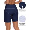 Ocean Blues Women’s 7″ Board Shorts with Liner Quick Dry High Waisted Swim Shorts(Navy Blue)