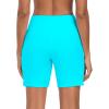 Ocean Blues Women’s 7″ Board Shorts with Liner Quick Dry High Waisted Swim Shorts(Sky Blue)