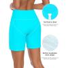 Ocean Blues Women’s 7″ Board Shorts with Liner Quick Dry High Waisted Swim Shorts(Sky Blue)