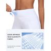 Ocean Blues Women’s 7″ Board Shorts with Liner Quick Dry High Waisted Swim Shorts(White)