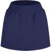 Ocean Blues Women’s High Waisted Swim Skirt Tummy Control Skirted Swimsuit Bottom with Mesh Liner(Navy Blue)