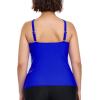 Ocean Blues Women’s Plus Size Tankini Top Only High Neck Tankini Bathing Suit Top